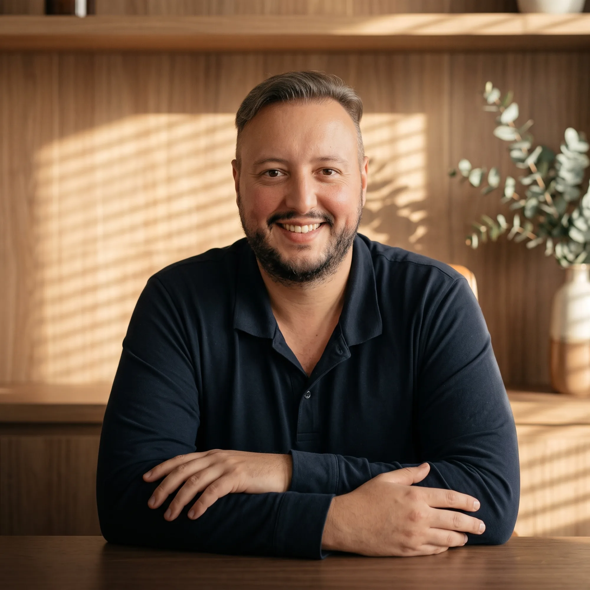 Le fondateur de Specteur à son bureau